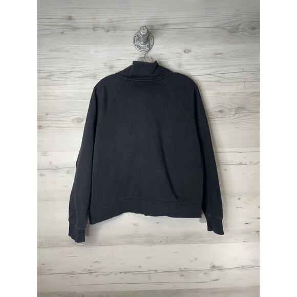 Under Armour Sweatshirt Womens Large Black Half Zip Pullover Rival Fleece - Picture 11 of 11